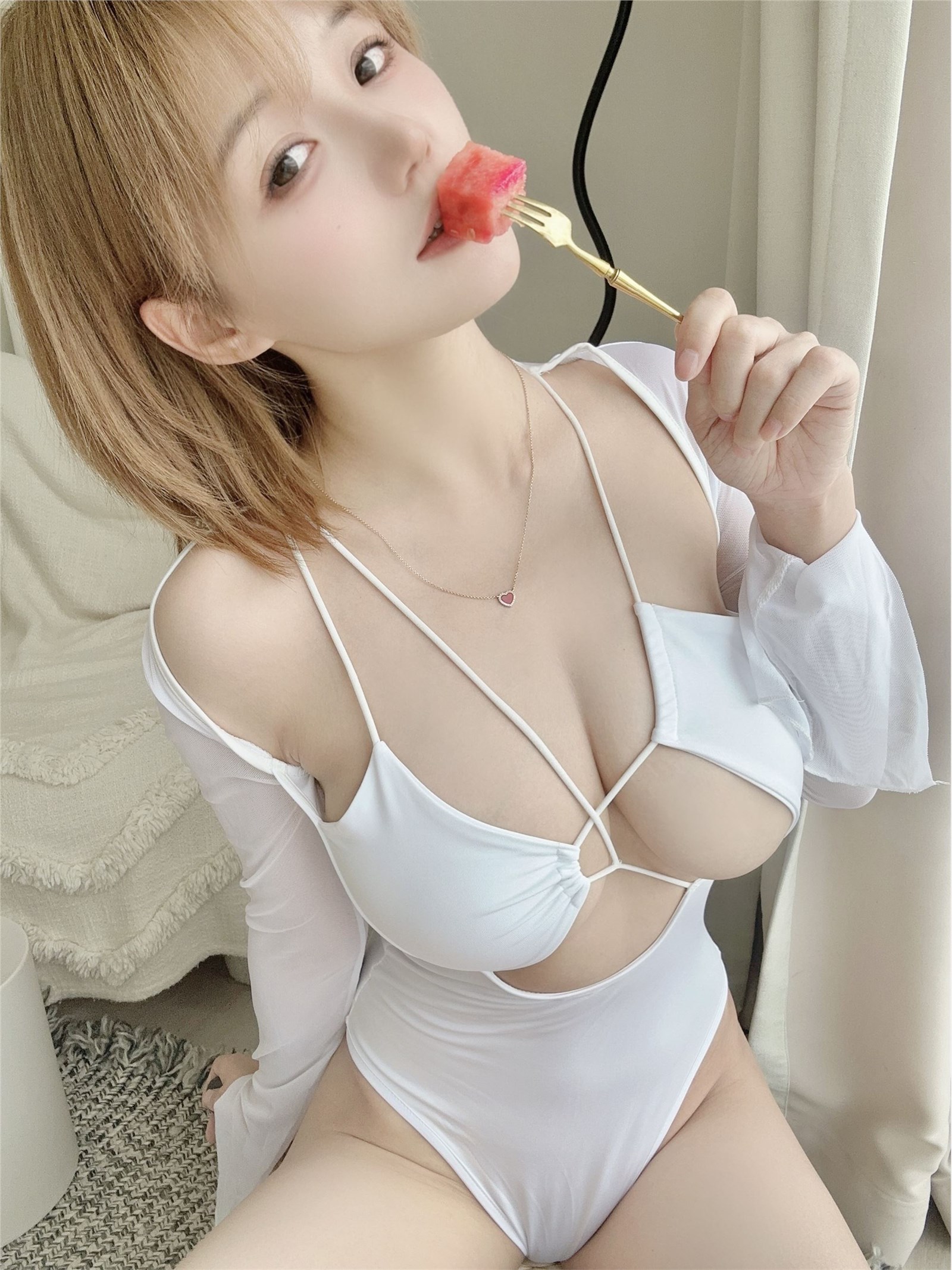 Kokura Chiyoshi W - July 23 Fantia white one piece swimsuit__ (31072023)(7)
